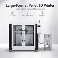 Nouvelle imprimante 3D industrielle grand format à granulés, diamètre de granulés 1,0-3,0 mm, plateau chauffant, structure fermée, impression directe