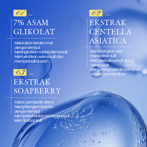 KORMESIC Certificado por Bpom, Limpiador Facial con 7% de Ácido Glicólico, Espuma Limpiadora Facial Iluminadora para Todo Tipo de Piel, 100 ml - Product Image 4