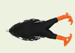 Leurre de surface rotatif pour la pêche, en acier à haute teneur en carbone, double hameçon, 9 cm, 13 g, leurre de grenouille bionique - Product Image 6