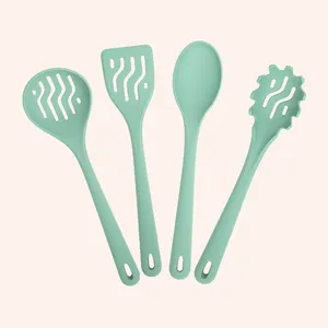 주방 조리기구 세트 홀더 Bpa 무료 베이킹 주방 가제트 Nonstick 실리콘 주걱 도매 실리콘 주방 용품