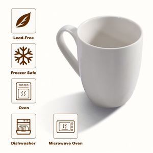 Tasses en porcelaine personnalisées pour le café, tasses en céramique de 350 ml - Product Image 3