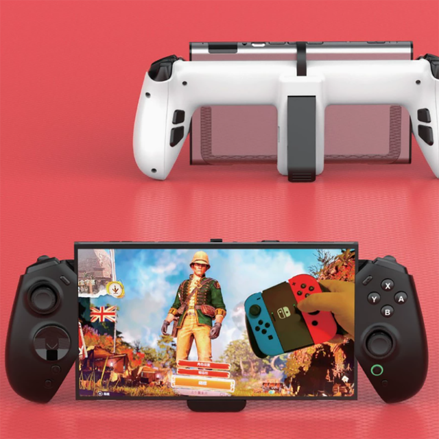 Wireless Game Controller for Nintendo Switch, RGB Gamepad with 2 Macro Keys & Dual Vibration