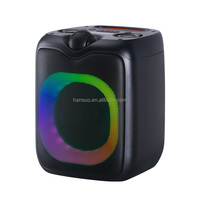Speaker Portabel Mini, kotak suara Karaoke portabel 6.5 inci 40W dengan mikrofon