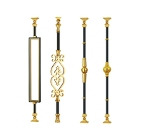Moderne Aluminiumlegierung Wasserfeste Treppengeländer Einzigartiges Design Balustraden & Geländerstäbe Innendekoration