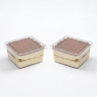 Boîtes en plastique transparentes jetables, écologiques, de qualité alimentaire, recyclables, pour biscuits, gâteaux, pain, salades, sandwichs, pâtisserie