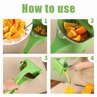 Hoge Kwaliteit Plastic Handmatige Citroenpers Draagbare Handpers Beauty Fruit Blender Juicer