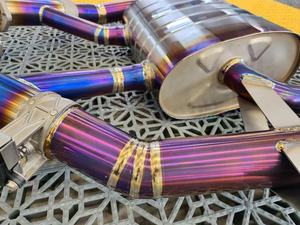 Purple Burnt Performance Titan Auspuff anlage Ventile Schall dämpfer für BMW G80 M3 G82 M4 S55 3.0T - Product Image 2