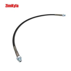Zimakyfa QHG-M10 Manguera de Acero Inoxidable de Alta Presión de 50cm con Rosca M10*1 para Recarga de Aire PCP, Envuelta en Nailon, 40Mpa - Product Image 3