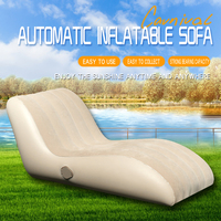Vente chaude Intérieur Extérieur Matelas Airbed Matelas Gonflable Lit Avec Pompe Intégrée