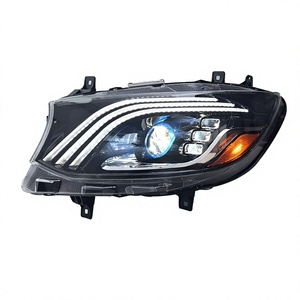 Conjunto de Faros Delanteros con Iluminación Automática LED DRL para <span class=keywords><strong>Mercedes</strong></span>-Benz <span class=keywords><strong>Sprinter</strong></span> W907 2019 a <span class=keywords><strong>2023</strong></span>, Faro Delantero para Camioneta - Product Image 1
