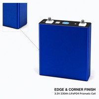 Cellule pour batterie de camping-car 3.2V 230Ah LiFePO4 à décharge profonde prismatique de grade A pour utilisation solaire depuis l'entrepôt européen