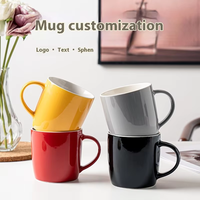 Tasse en céramique artisanale à bord doré arabe certifiée Halal avec surface mate pour les événements de marque d'entreprise Ensemble de tasses souvenirs parfait