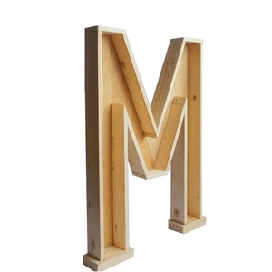<span class=keywords><strong>Maceta</strong></span> de Madera con Forma de Letra del Alfabeto, <span class=keywords><strong>Maceta</strong></span> Hecha a Mano para Uso Doméstico, Caja de Flores para el Hogar - Product Image 4