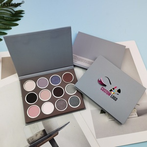 <span class=keywords><strong>Paleta</strong></span> de Sombras de Ojos al por Mayor de 12 Colores de Marca Privada, Mate y Brillante, de Larga Duración, <span class=keywords><strong>Paleta</strong></span> de Maquillaje de Alta Pigmentación - Product Image 1