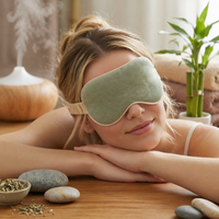Masque de sommeil en bambou écologique, antibactérien, doux pour les yeux, pour peaux sensibles, avec couleurs et tailles personnalisables, utilisable en toutes saisons