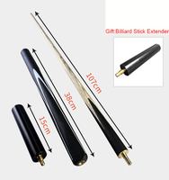 Queues de billard et étui professionnel 9mm 10mm 11.5mm bâton de billard en Fiber de carbone 3/4 bois articulés bâton de queue de billard