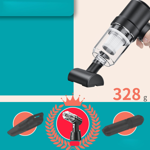 เครื่องดูดฝุ่นมือถือขนาดเล็กไร้สายพลังสูง ABS เป่า & ดูดแบบบูรณาการสำหรับรถยนต์และการใช้งานในบ้าน - Product Image 3
