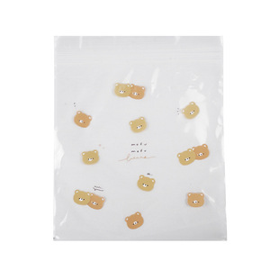 Custom Printed Food <b>Storage</b> Bags Transparent Pe Self Sealing Square Rectangle For Sundries - Product Image 1