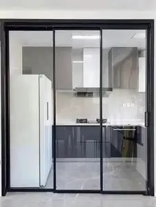 ประตูกระจกอลูมิเนียม Zcsung สำหรับระเบียง ป้องกันพายุเฮอริเคน ปิดผนึกแน่น แบบยกขึ้น-ลง และแบบเลื่อนคงที่ - Product Image 2