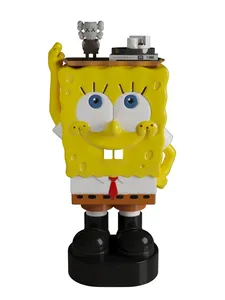 Figura de Resina de <span class=keywords><strong>Bob</strong></span> <span class=keywords><strong>Esponja</strong></span>, Serie Coleccionable, Regalos para Decoración de Sala de Estar, Sofá, Mueble de TV - Product Image 2