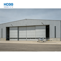 Hangar de Aviones Prefabricado de Acero Resistente al Viento, Diseño Personalizado, Estructura de Acero de Gran Envergadura, Instalación de Almacenamiento para Mantenimiento de Aviones