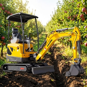 Mini Excavadora de 1.8 Toneladas, Precio de Fábrica al por Mayor, Maquinaria Pequeña para Construcción 1 2 3.5 - Product Image 2