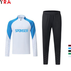 Chándal de Entrenamiento de Fútbol para Hombre, Color Blanco, Nuevo Modelo 2026, de Alta Calidad, con Logotipo del Equipo Personalizado, Patrocinador, Cierre de Cremallera 1/4 - Product Image 1
