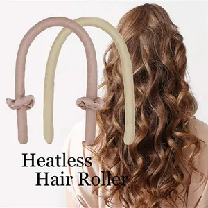 TikTok Hot Bán New Thiết Kế Heatless Tóc Lọn Tóc Lười Biếng Uốn Tóc Rod Phụ Nữ Styling Tool DIY Tóc Công Cụ Tạo Kiểu