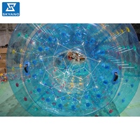 Balle d'eau gonflable Zorb, balle roulante aquatique, balle hamster humaine, matériau épaissi de haute qualité