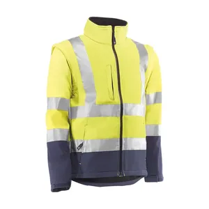 Parka - HV9810 XS Ural - Colore: Giallo/Blu Fluorescente - Impermeabilità: 5.000 mm. Traspirabilità: 250 MVP. Strisce riflettenti - Product Image 1