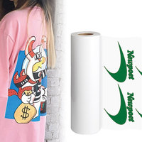 Vinyle thermocollant imprimable éco-solvant anti-sublimation pour impression sur tissu noir foncé pour t-shirts