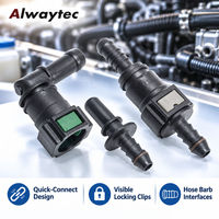 Raccords de tuyauterie automobiles de précision à connexion rapide avec clips de verrouillage, coupleur droit en ligne, adaptateur coudé pour conduites de fluides