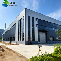 Atelier en acier préfabriqué sur mesure, différentes tailles de charpentes en acier adaptées aux différents terrains d'usine