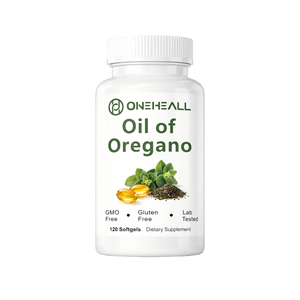 Cápsulas de Aceite de Orégano OEM ODM, Suplemento Dietético Herbal, 120 Cápsulas Blandas, Sin GMO, Sin Gluten, Probado en Laboratorio - Product Image 1