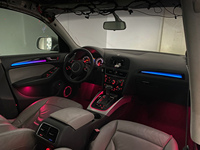 Autowellus 12V 10W 1 éclairage d'ambiance LED intérieur ciel étoilé Audi A4 B8/Q5/A5 2009 Panneaux de remplacement en fibre de carbone