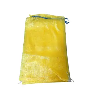 Hot sale good quality pp leno raschel circular mesh bags packing onion potato 15kg 20kg fruits package