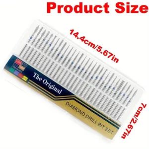 30PCS BOX Diamond Nail Drill Bits Set Precision Cuticle Bits, Highquality Bit Nail Tech Manicure <b>Pedicure</b> Remover <b>Tools</b> - Product Image 4