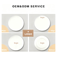 Vente en gros Assiette à dîner ovale de 10 pouces personnalisée de haute qualité pour restaurant Plat de service Poisson Snack Desserts Plateau de service