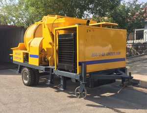 Precio barato diesel cemento mini bomba de hormigón con mezclador para venta - Product Image 4