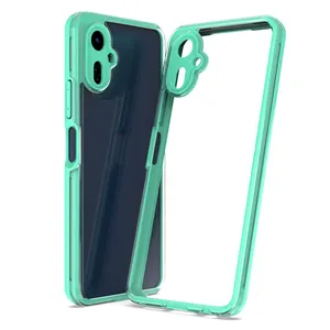 Clear PC Soft TPU Border Bulk Order Dual Layer Protection Phone Cases for Tecno Camon 20 Spark 10 Pro 10C