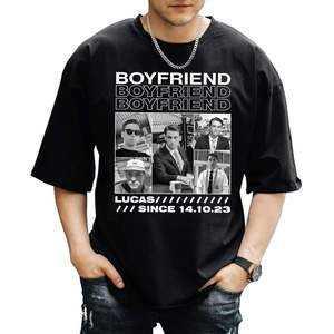 Camiseta de Cuello Redondo de Alta Calidad 100% Algodón, Personalizable con Logotipo Bordado, Corte Regular, Manga Corta para Hombre, Uso Diario, Básica e Informal - Product Image 2