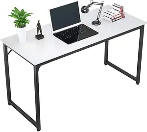 Online sıcak satış ucuz 40 inç küçük kahverengi çalışma masası bilgisayar masası küçük alanlar için ev ofis