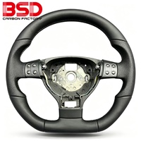 Amélioration de l'intérieur automobile - Volkswagen Golf 5 Mk5 GTI TSI Passat Magotan Volant personnalisé entièrement en cuir