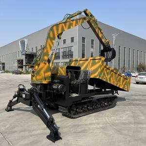 Mini Dumper Camions Chenilles en Caoutchouc Mini Dumper 0.5 tonnes 0.8 tonnes 1.0 tonnes Crawler Transporter Dumper - Product Image 5