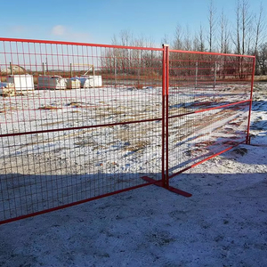 Clôture à distance temporaire à bas <span class=keywords><strong>prix</strong></span> pour <span class=keywords><strong>chantier</strong></span> de construction au Canada Clôture en treillis métallique avec revêtement en poudre - Product Image 1