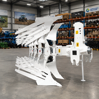 Charrue hydraulique réversible à deux sillons renforcée pour l'agriculture