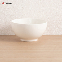 Service de table élégant en porcelaine fine TRESUN, vaisselle blanche pour restaurants HoReCa, assiettes de cuisine, ensemble de vaisselle en porcelaine
