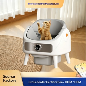Bac à litière intelligent pour chat, entièrement automatique, infrarouge, anti-pincement, à vide automatique, en PP épais, extra large, facile à nettoyer, pour animaux <span class=keywords><strong>de</strong></span> compagnie - Product Image 2
