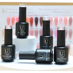 Wholesale Free Sample Soak Off UV/LED 42 Colors BIAB <strong>Gel</strong> Hema Tpo Free Liquid Brush-on Building <strong>Gel</strong> for Nail Extension Manicure - Product Image 2