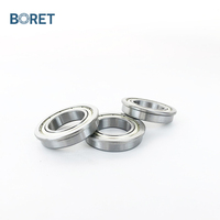 Roulement à billes à section mince à bride F6905ZZ 25x42x9mm, roulement à bride en acier chromé blindé ZZ pour automatisation de précision et petits moteurs